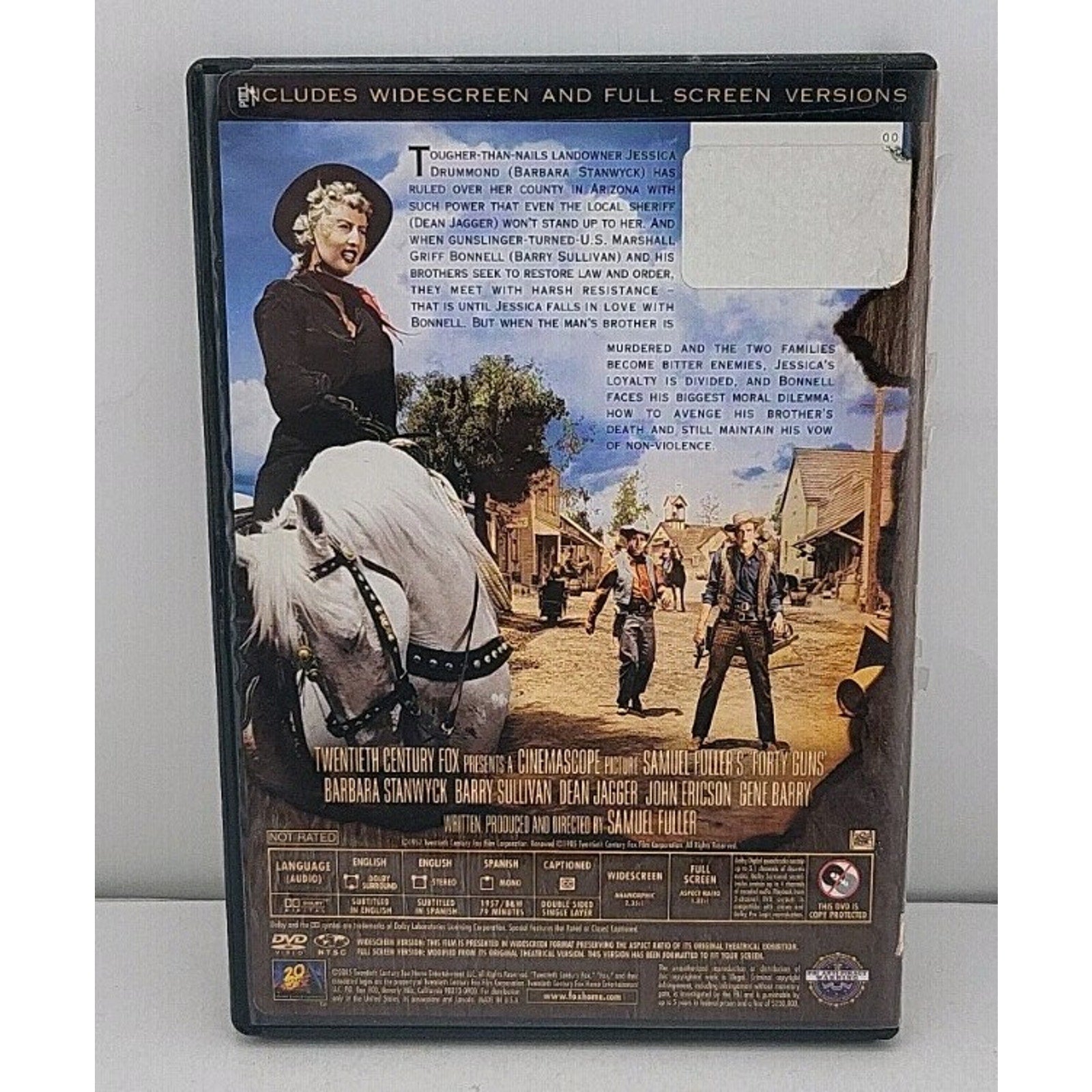 Forty Guns (DVD, 2005, Full Frame/Widescreen)