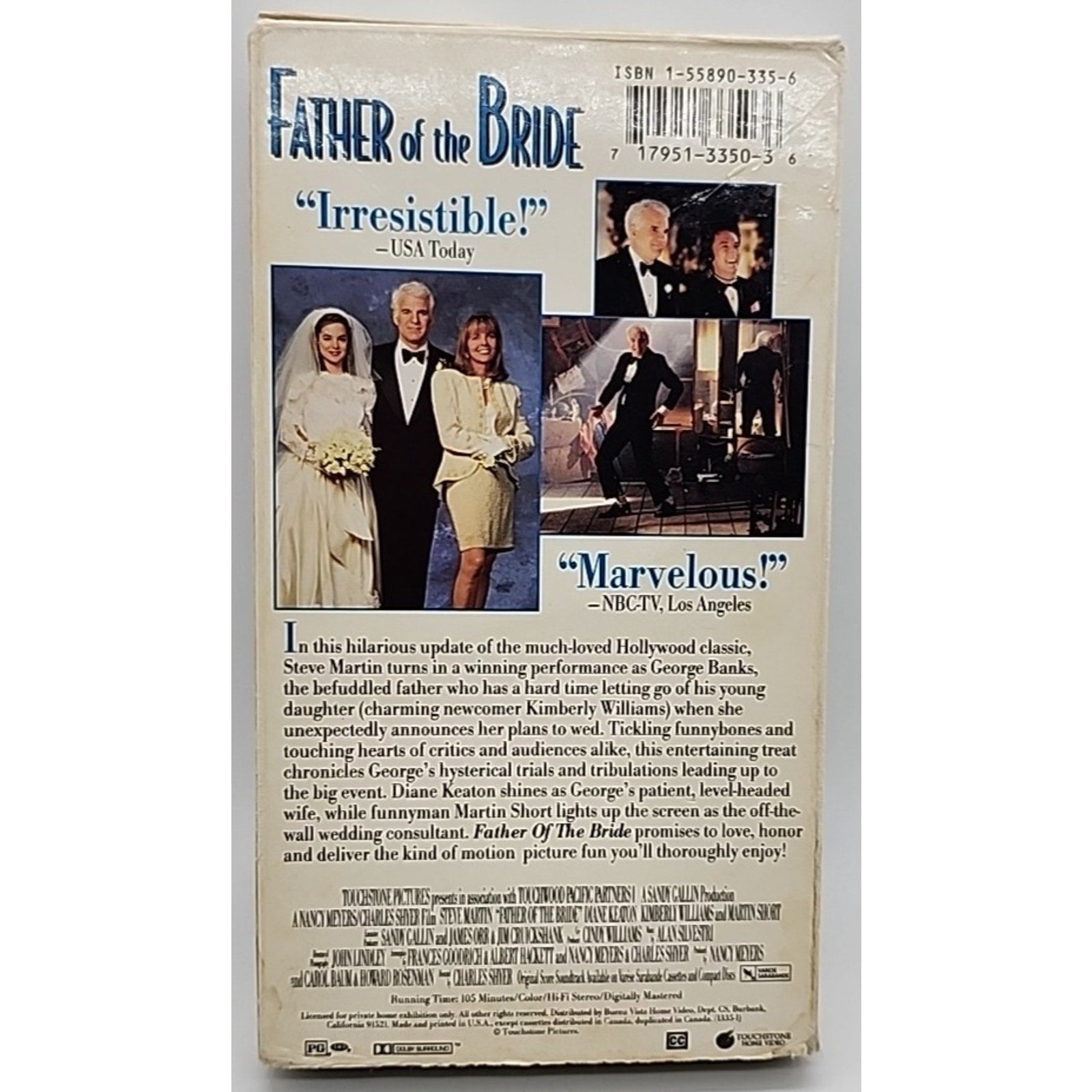 Father of the Bride (VHS, 1992)
