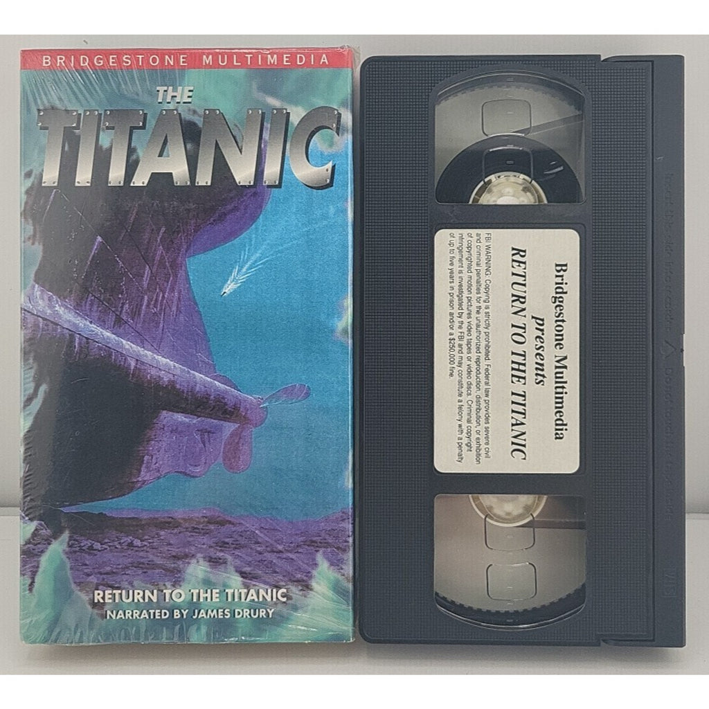 The Titanic - Return to the Titanic VHS Narrated by James Drury Movie