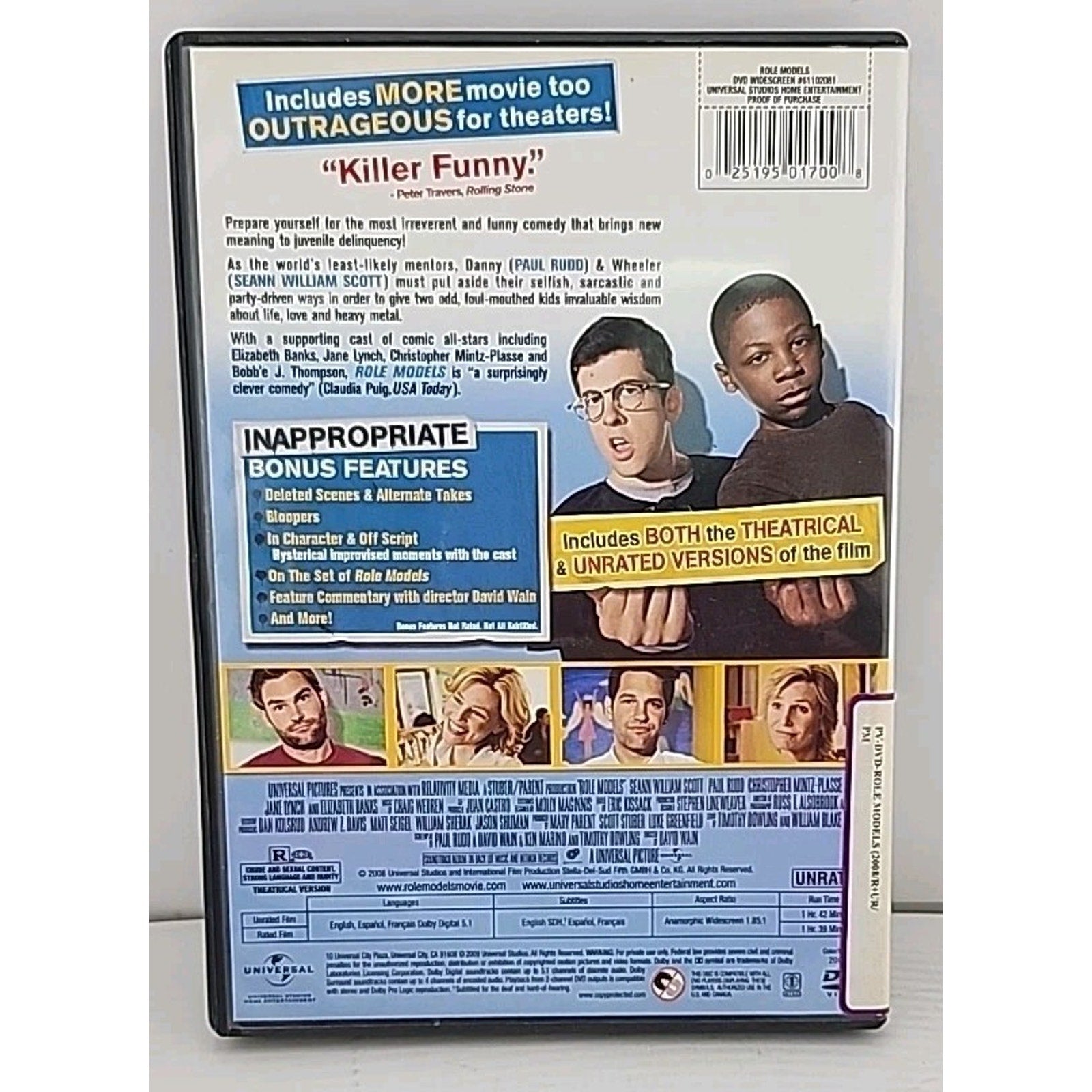 Role Models (DVD, 2008,Unrated)
