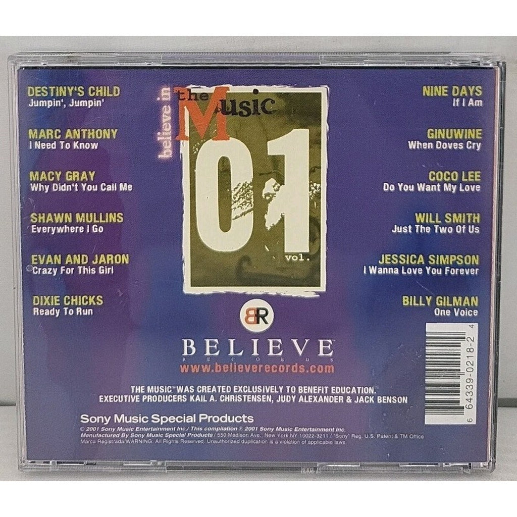 Believe In The Music Vol. 01 CD