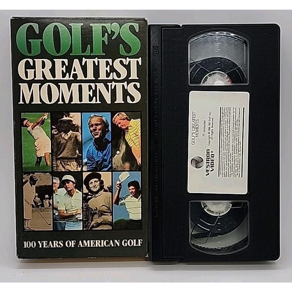 Golfs Greatest Moments (VHS, 1993)