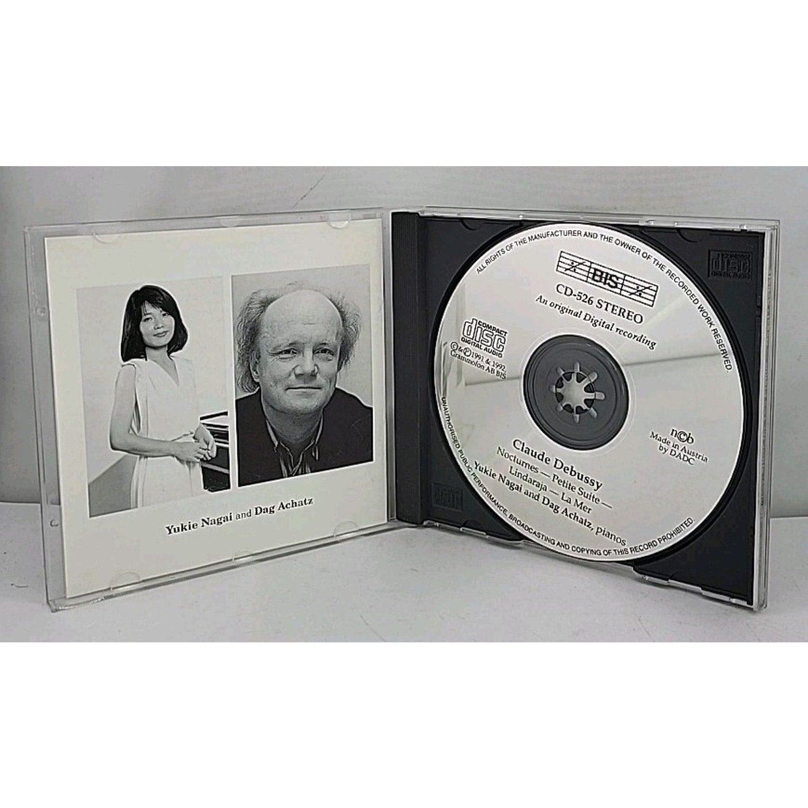 Works for Two Pianos by Debussy / Yukie Nagai / Achatz (CD, 1994)