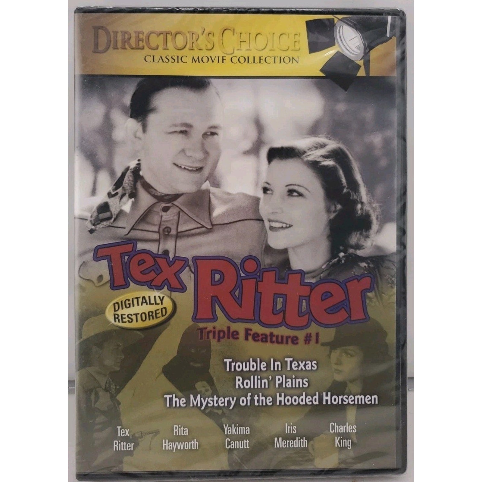 Tex Ritter Triple Feature #1 (DVD, 2008) *Brand New*