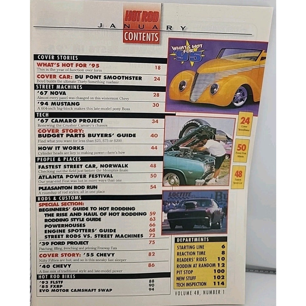 Hot Rod Magazine January 1995