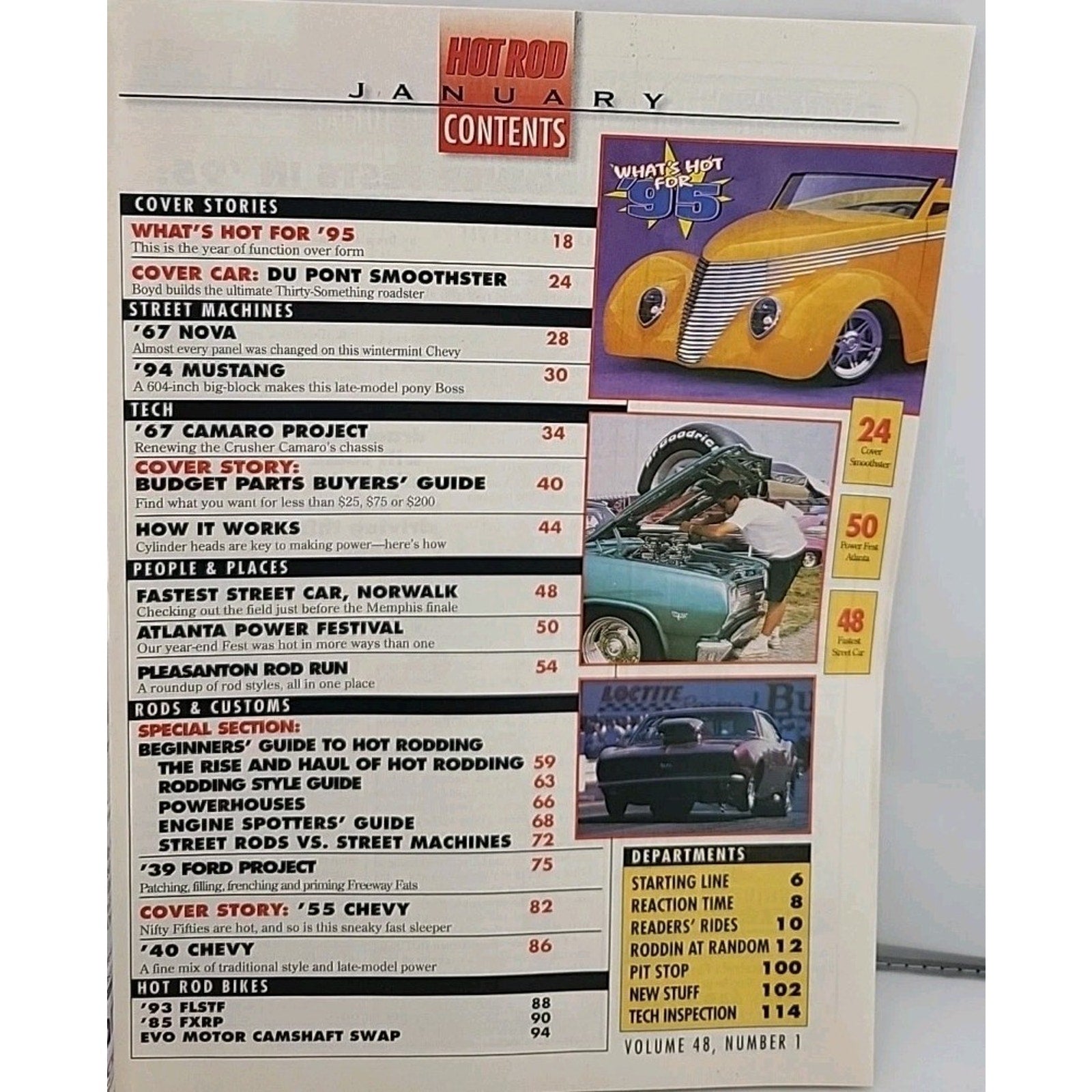 Hot Rod Magazine January 1995