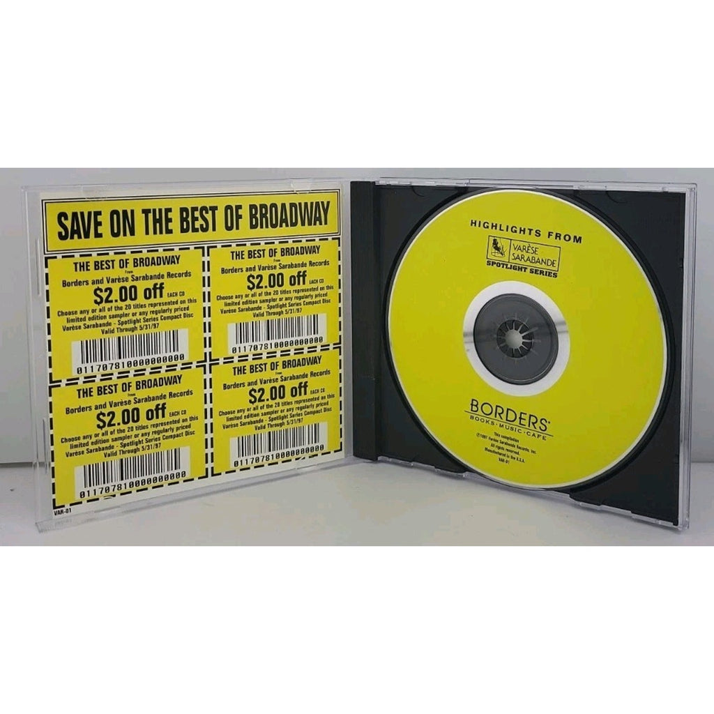 Borders Books Music Cafe Highlights From Varese Sarabande CD