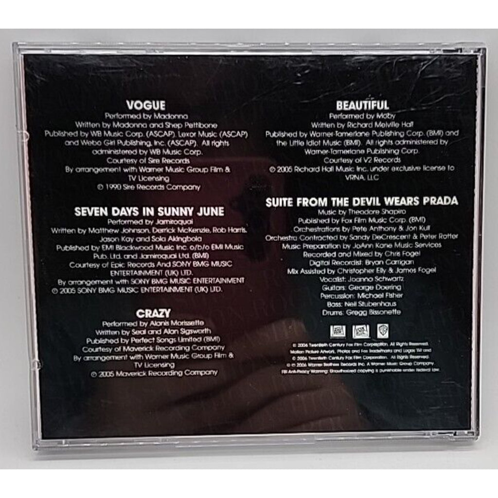 The Devil Wears Prada : Music From The Motion Picture Soundtrack CD Warner Bros