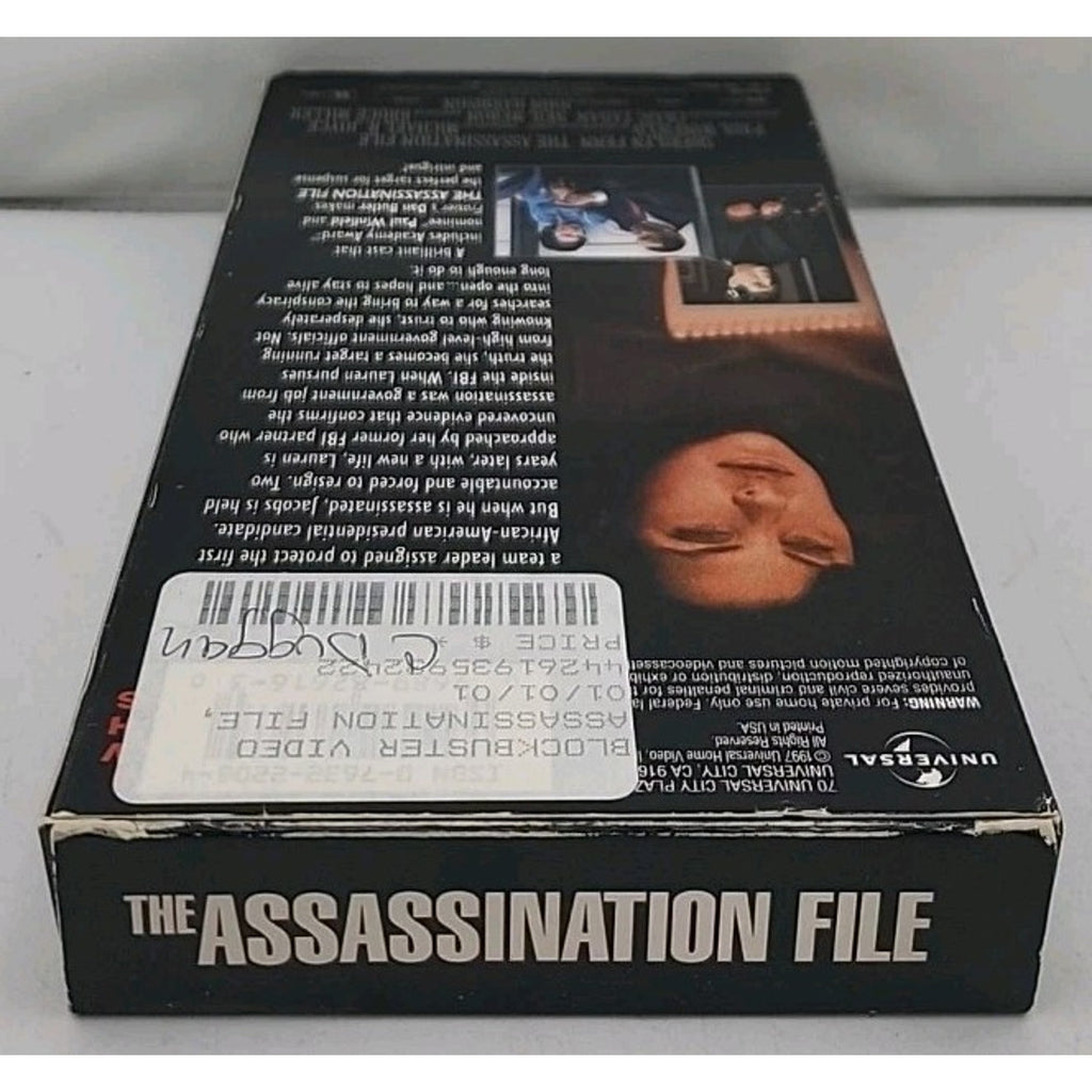 The Assassination File VHS