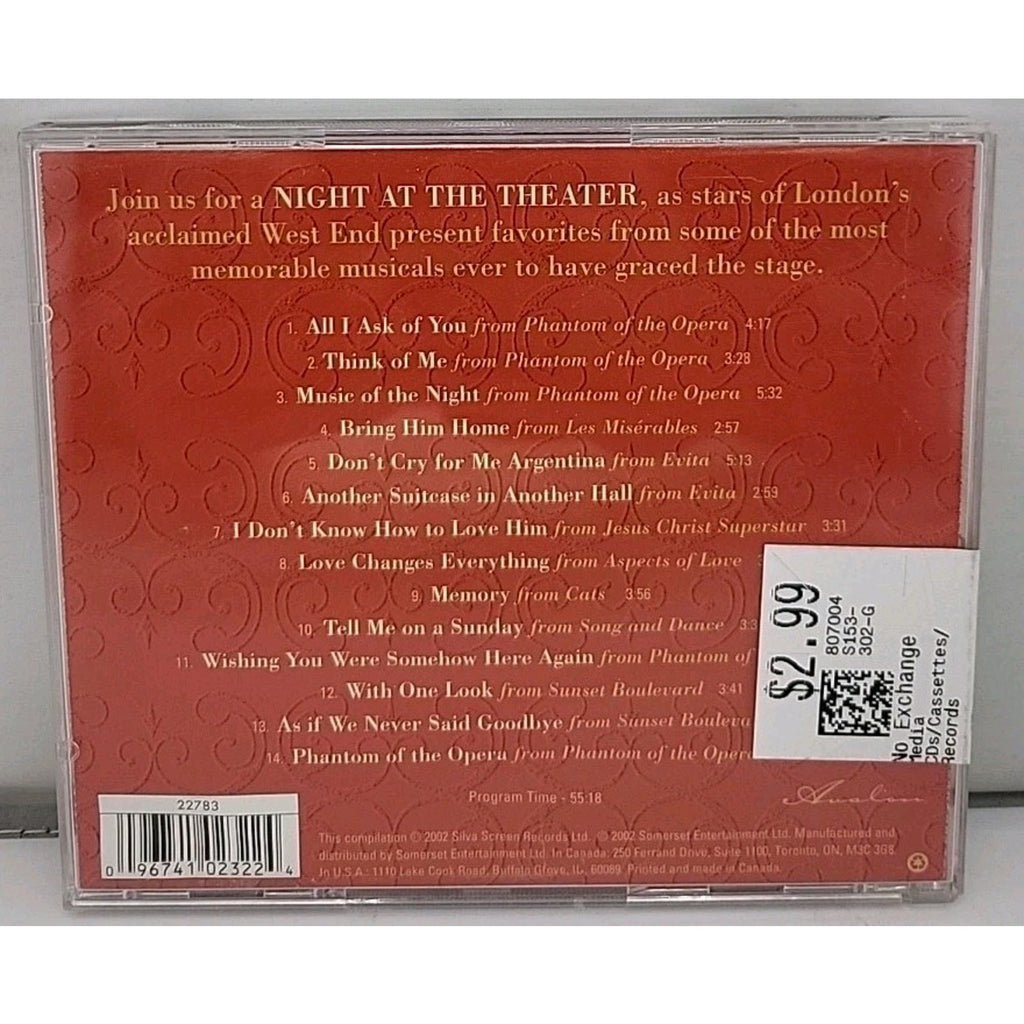 Night at the Theater by Various (CD, 2005)