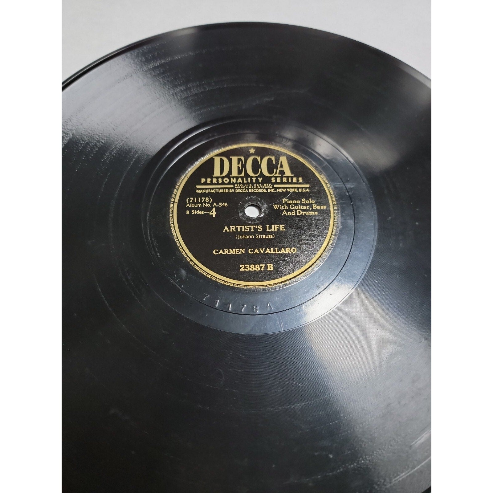 Vienna Life/Artists Life By Johann Strauss Record