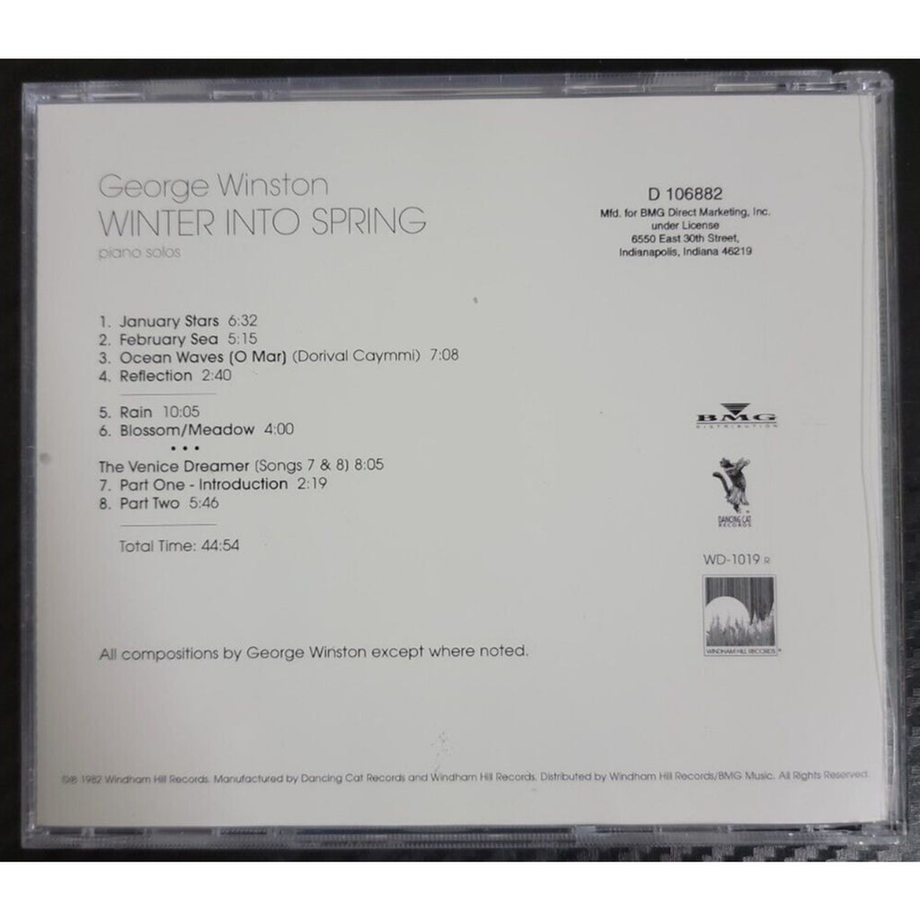 Winter Into Spring (Piano Solos) - Audio CD By George Winston