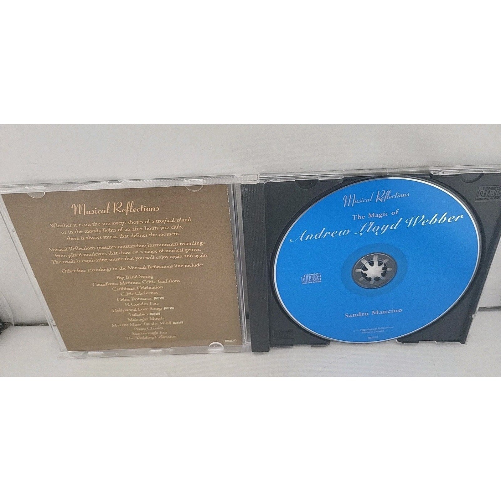 The Magic Of Andrew Lloyd Webber - Musical Reflections - Sandro Mancino CD