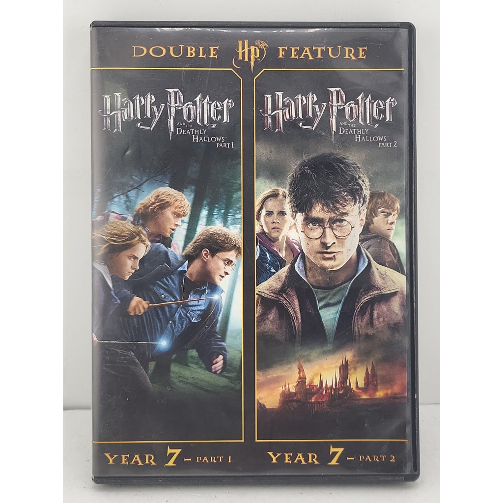 Harry Potter and the Deathly Hallows PART 1 & 2 DOUBLE FEATURE (DVD, 2012)