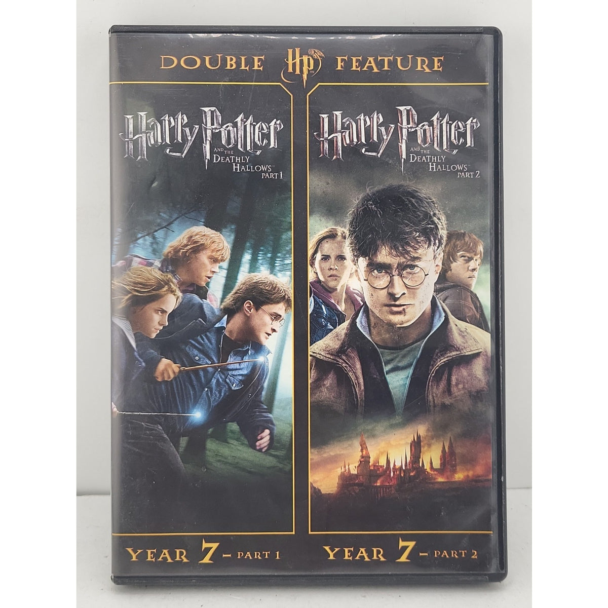 Harry Potter and the Deathly Hallows PART 1 & 2 DOUBLE FEATURE (DVD, 2012)