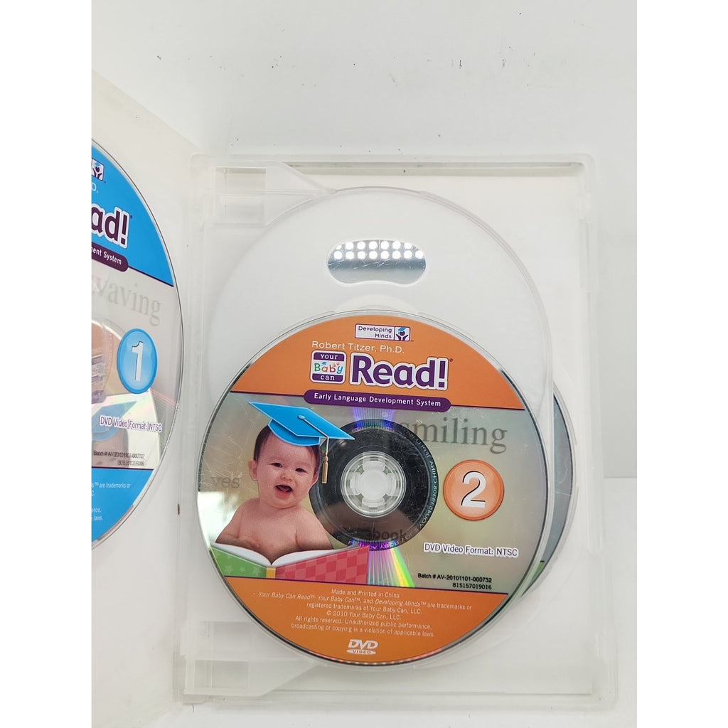 Your Baby Can Read DVD 4 Disc Robert Titzer Early Language Development System FS