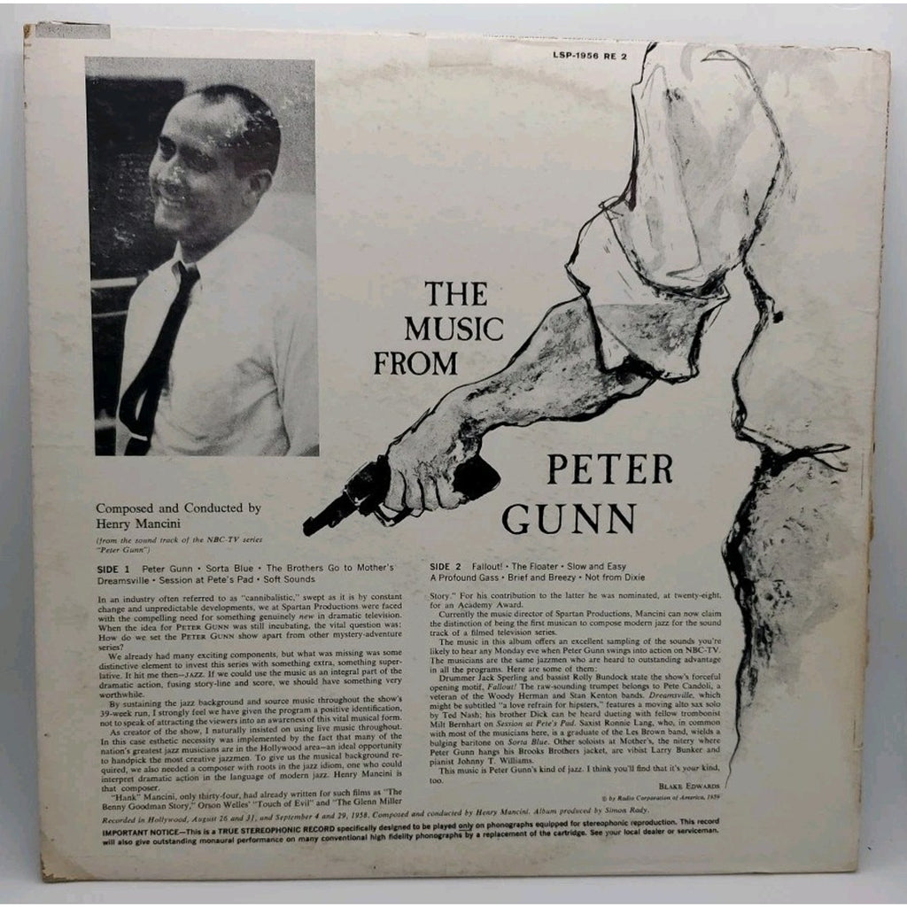 Henry Mancini The Music From Peter Gunn 1959 [RCA Victor]