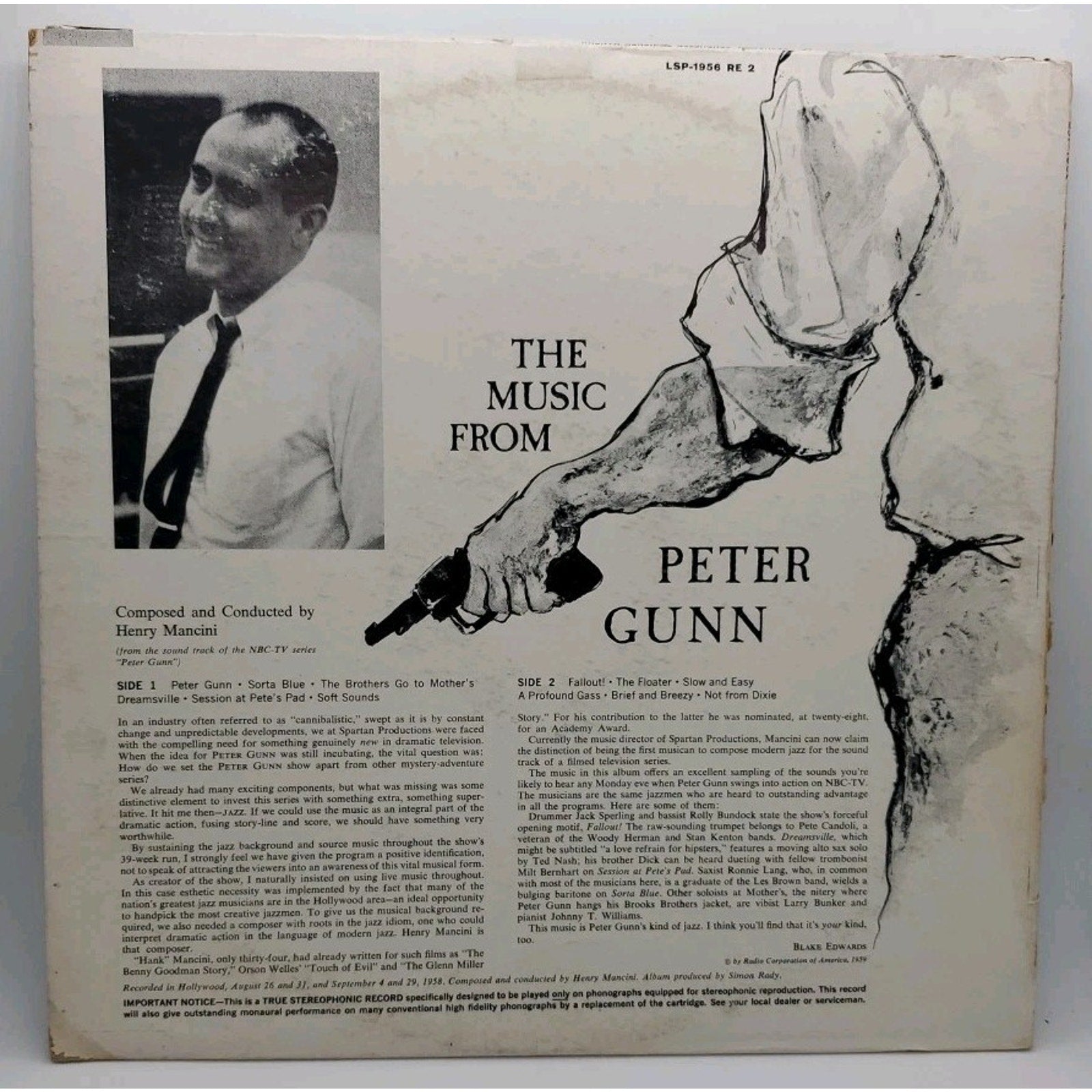 Henry Mancini The Music From Peter Gunn 1959 [RCA Victor]