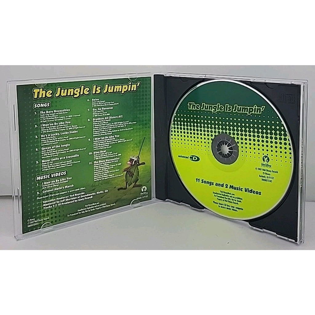Walt Disney The Jungle Book Is Jumpin' CD 2007 Promo Enhanced Kids Music