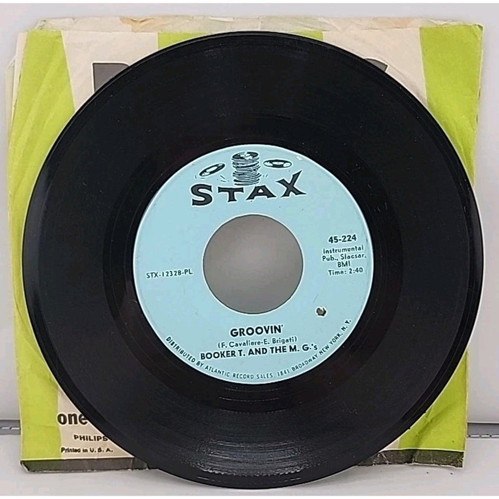 Booker T. And The M.g.'s- Slim Jenkinsl's Place/ Groovin' 45 RPM 7"