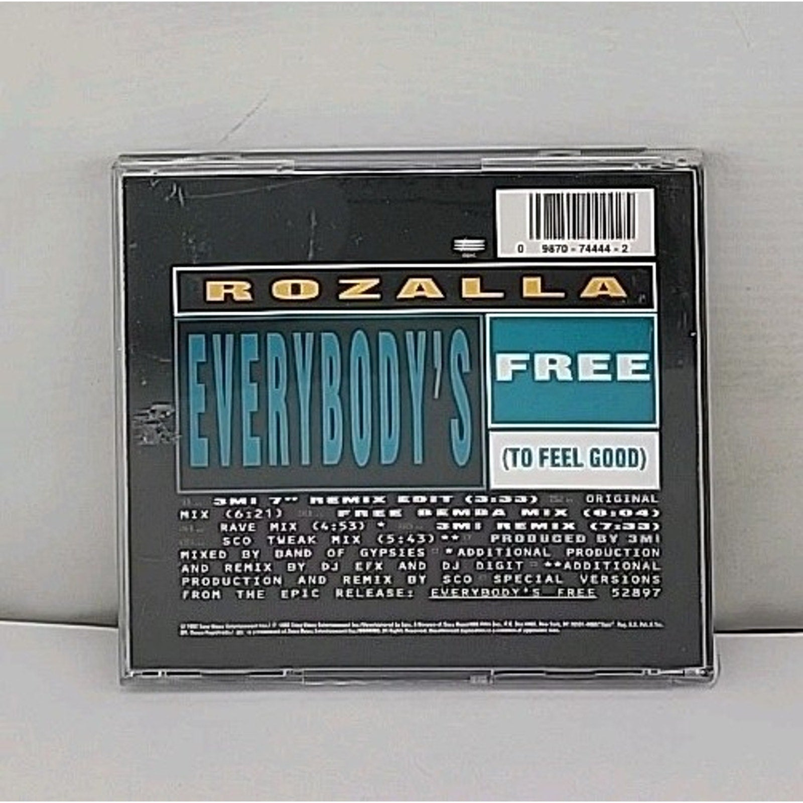 Everybody's Free [Maxi Single] by David Anthony/Rozalla/Global Deejays (CD,...