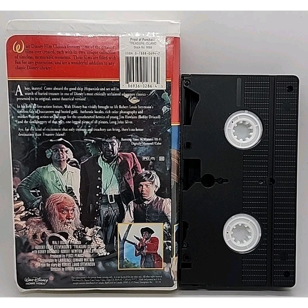 Treasure Island (VHS, 1997, Fantastic Adventure Series)