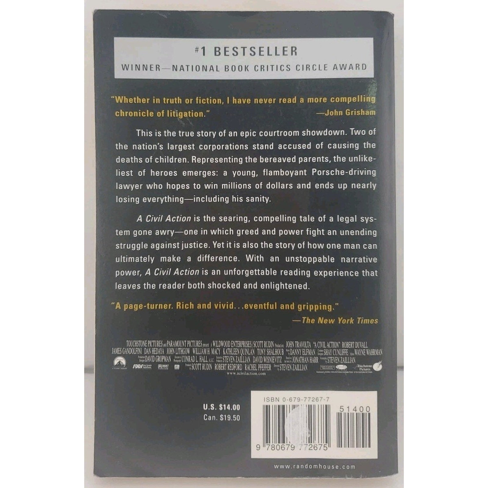 Civil Action by Jonathan Harr (1996, Trade Paperback)