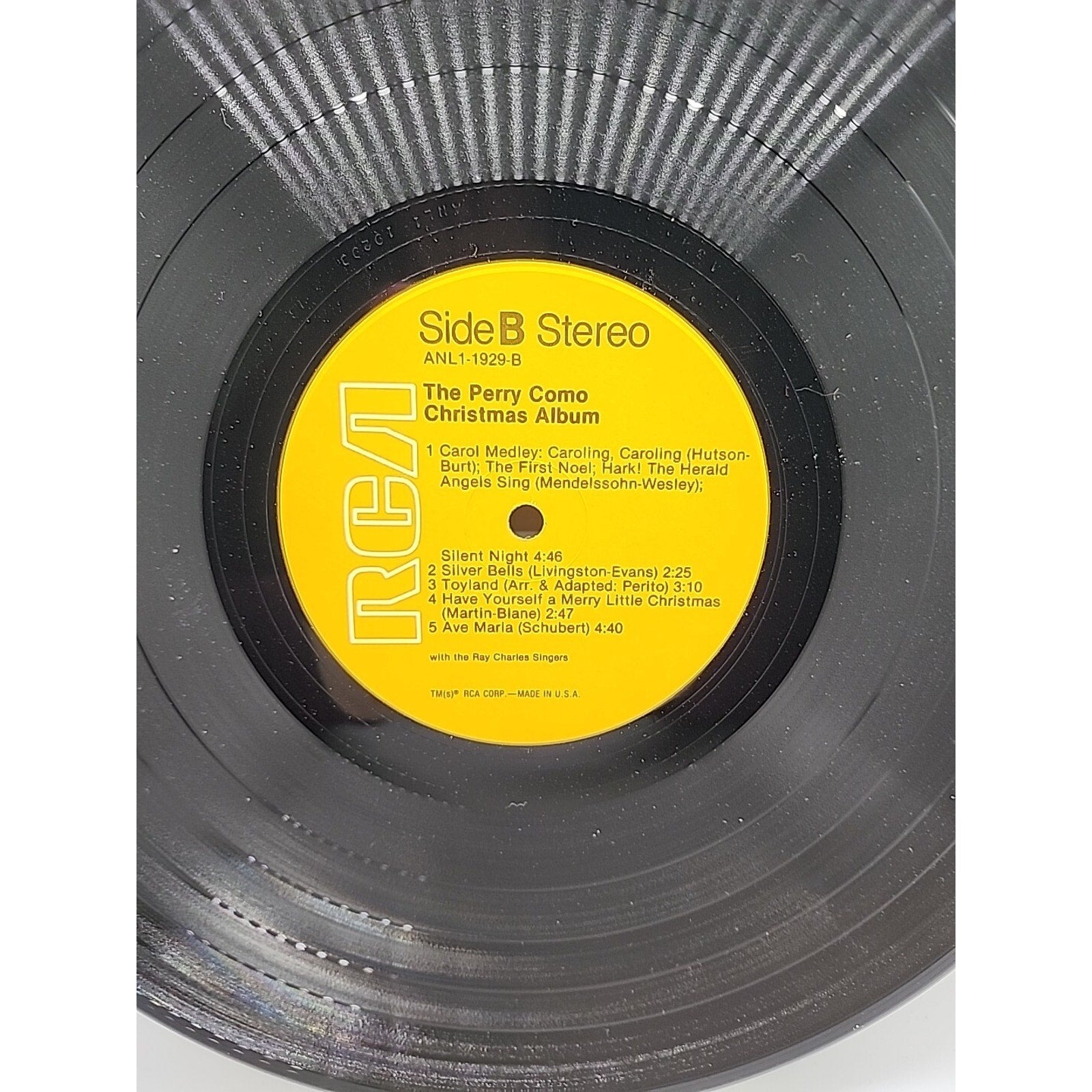 Perry Como The Christmas Album 1968 RCA ANL1-1929 (Record)