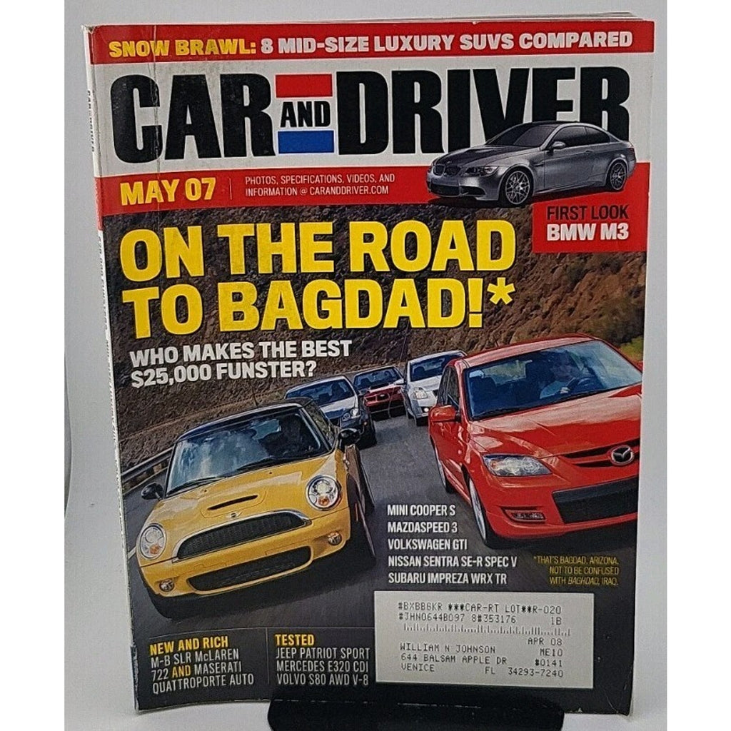 Car And Driver Magazine - May 2007 - Vol. 52 No. 11
