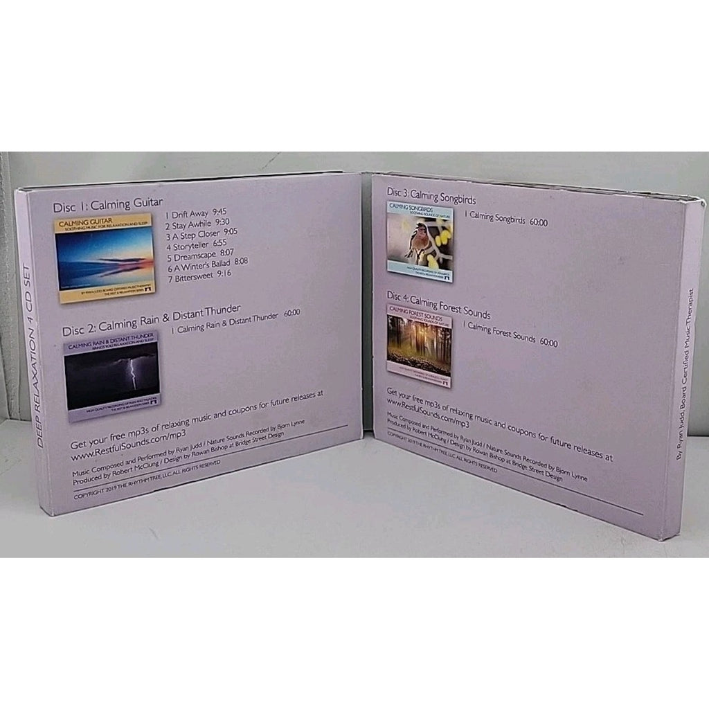 Deep Relaxation 4 CD Set by Ryan Judd (CD, 2018) *Disc 2 & 4 Only*