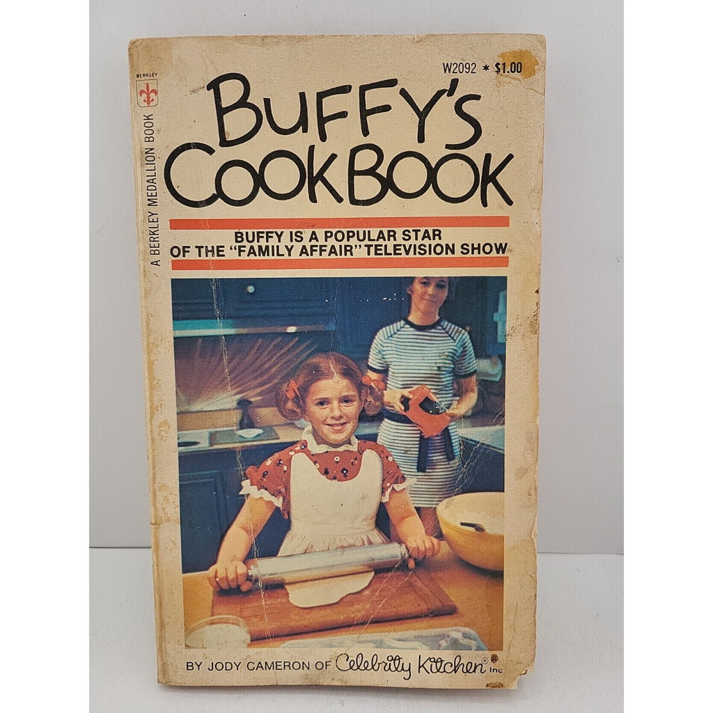 Buffy's Cookbook by Jody Cameron PB 1971 Family Affair TV, Celebrity Kitchen