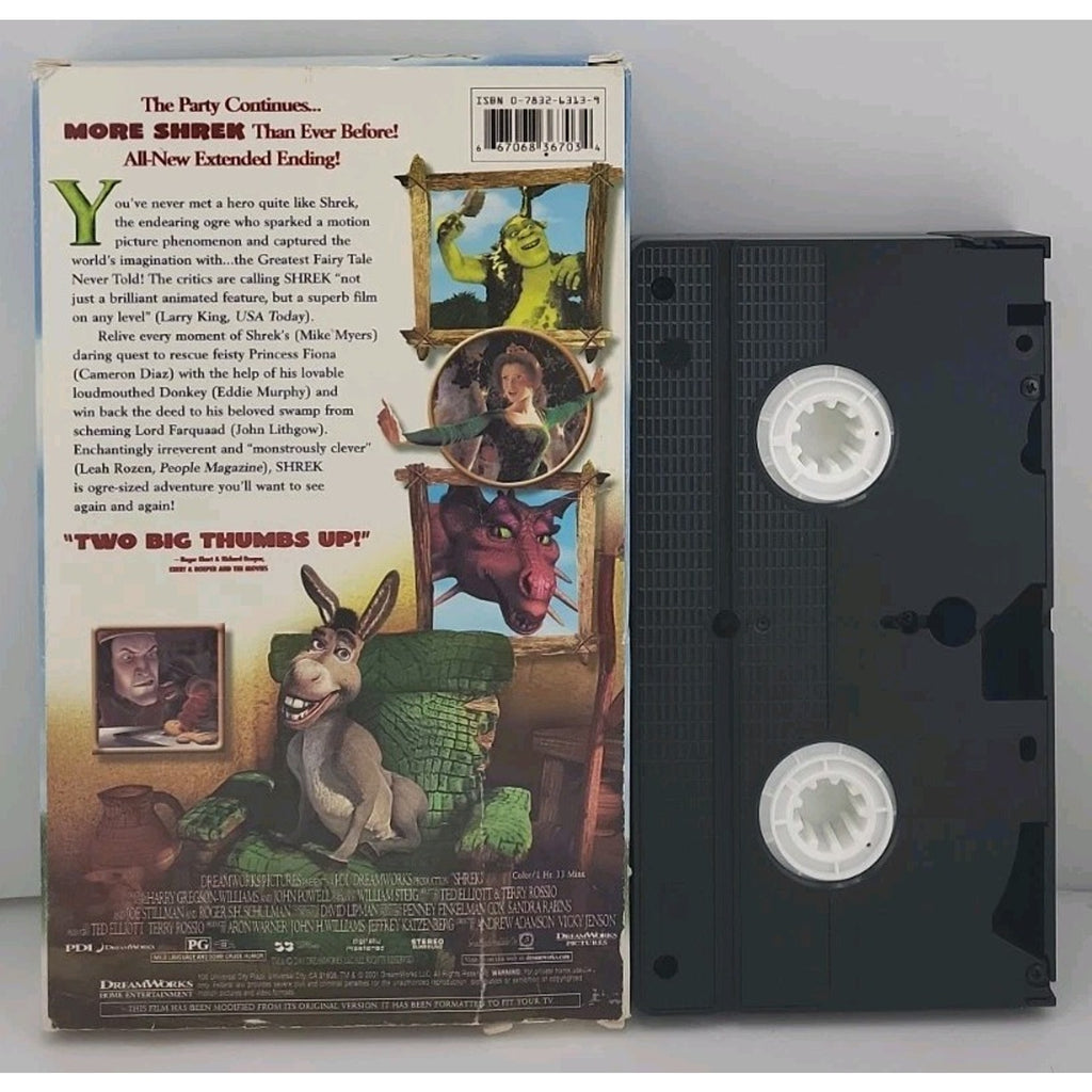 Shrek (VHS, 2001)