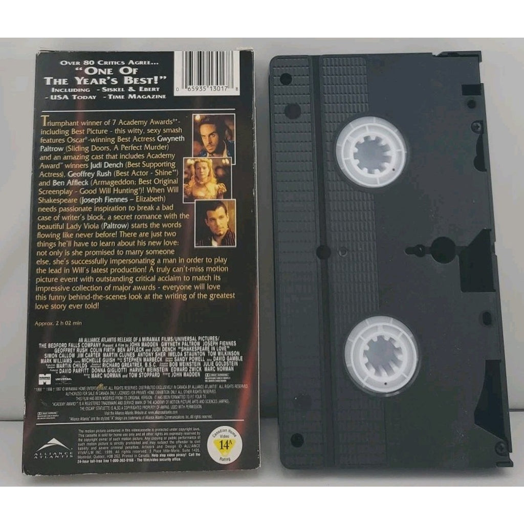 Shakespeare in Love (VHS, 1999)