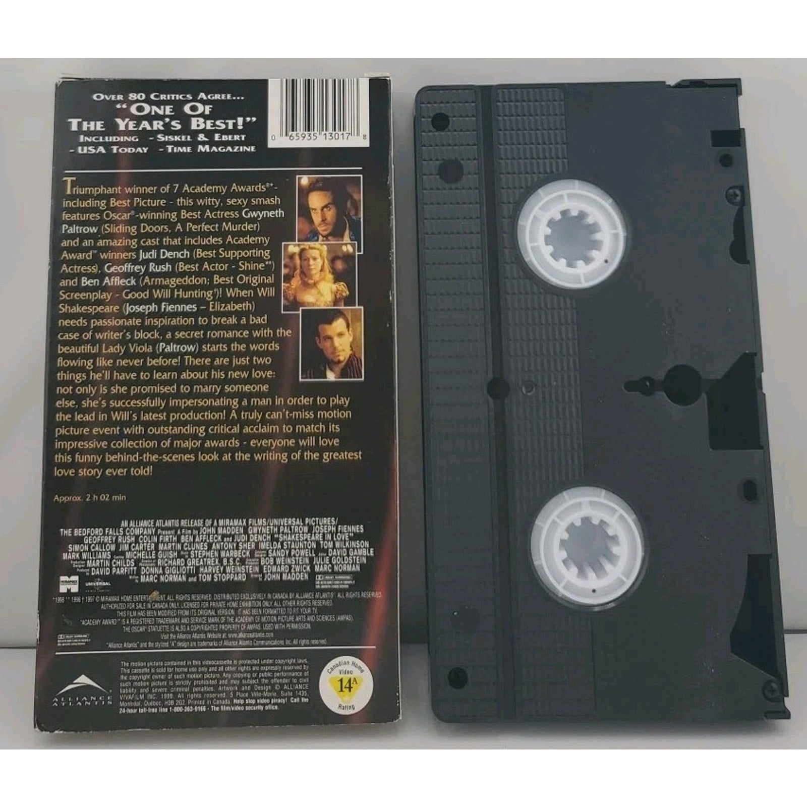Shakespeare in Love (VHS, 1999)