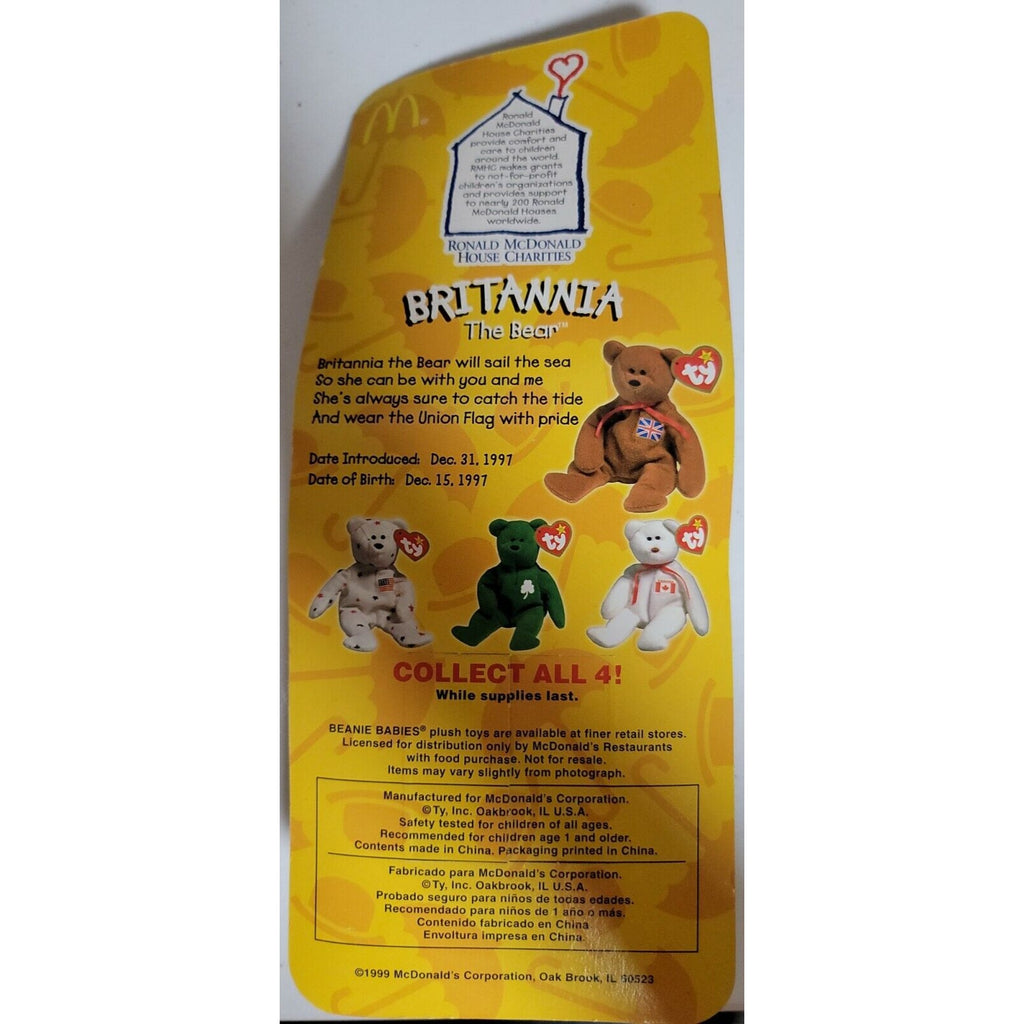 TY Beanie Baby Britannia (1999,Mcdonalds)