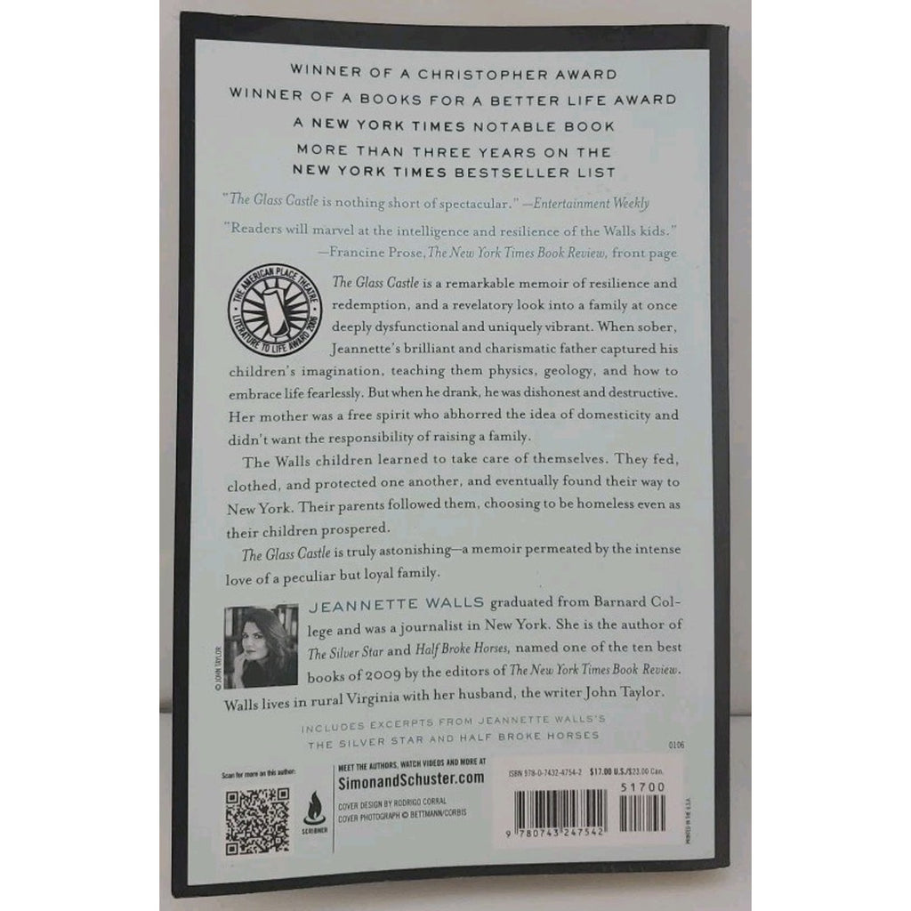 Glass Castle : A Memoir by Jeannette Walls (2006, Trade Paperback)