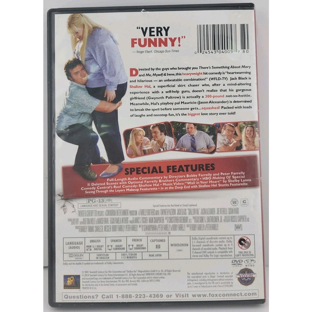 Shallow Hal (DVD, 2001)