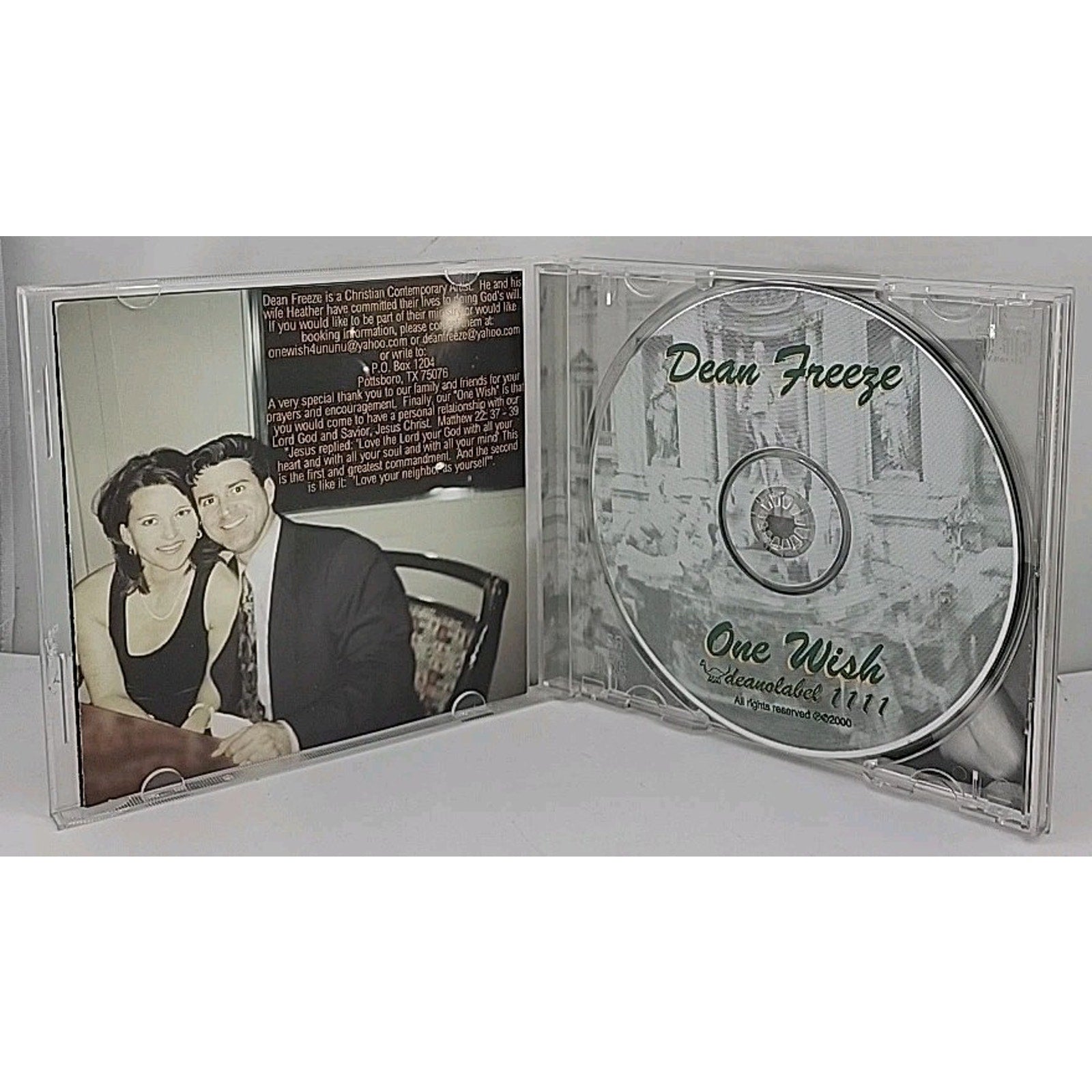 One Wish By Dean Freeze CD