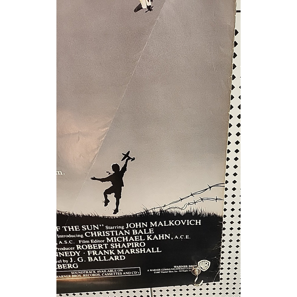 1987 Empire Of The Sun Movie Poster 27 x 40 ~ Steven Spielberg