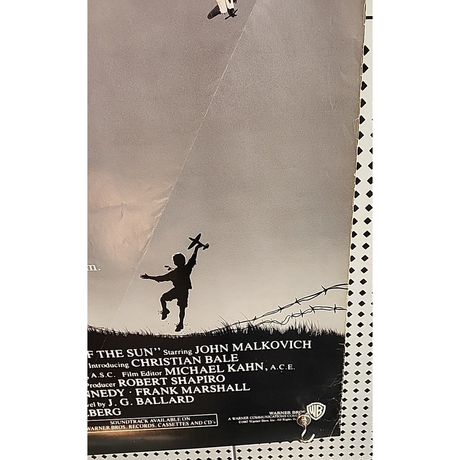1987 Empire Of The Sun Movie Poster 27 x 40 ~ Steven Spielberg