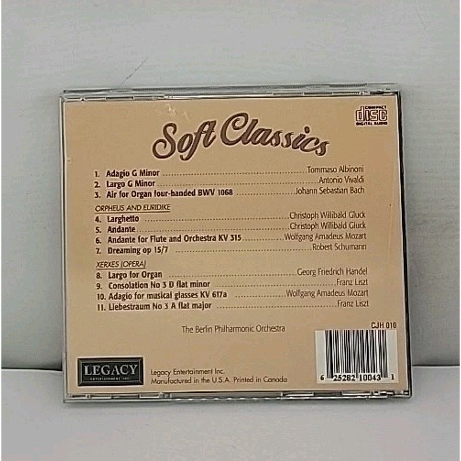 Soft Classics by Berlin Philharmonic Orchestra (CD, 2000)