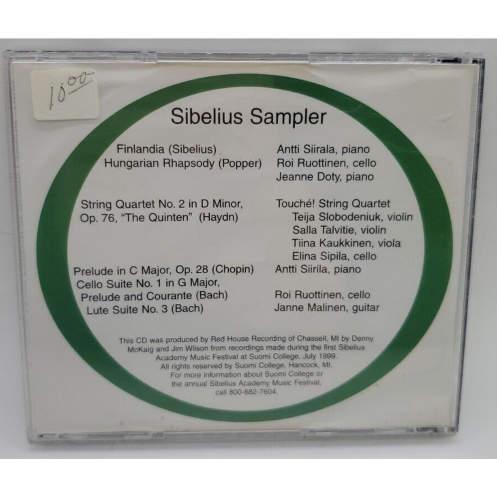 Sibelius Academy Music Festival '99 (CD)