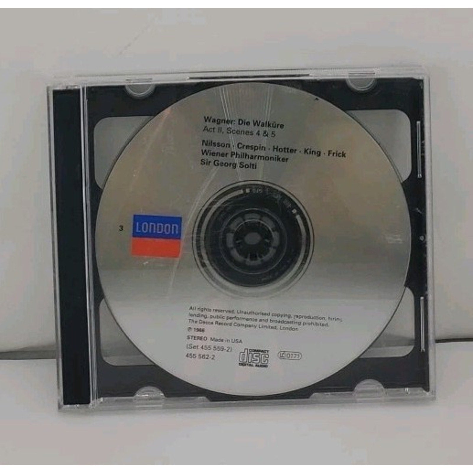 Wagner Die Walkure Act II: Scenes 4 & 5 - Wagner Die Walkure Act III 2 CDs