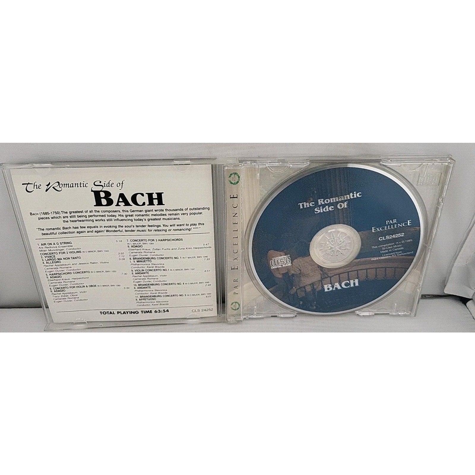 The Romantic Side Of Bach CD