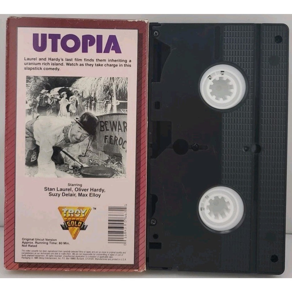 Utopia: VHS - Stan Laurel, Oliver Hardy, 1988