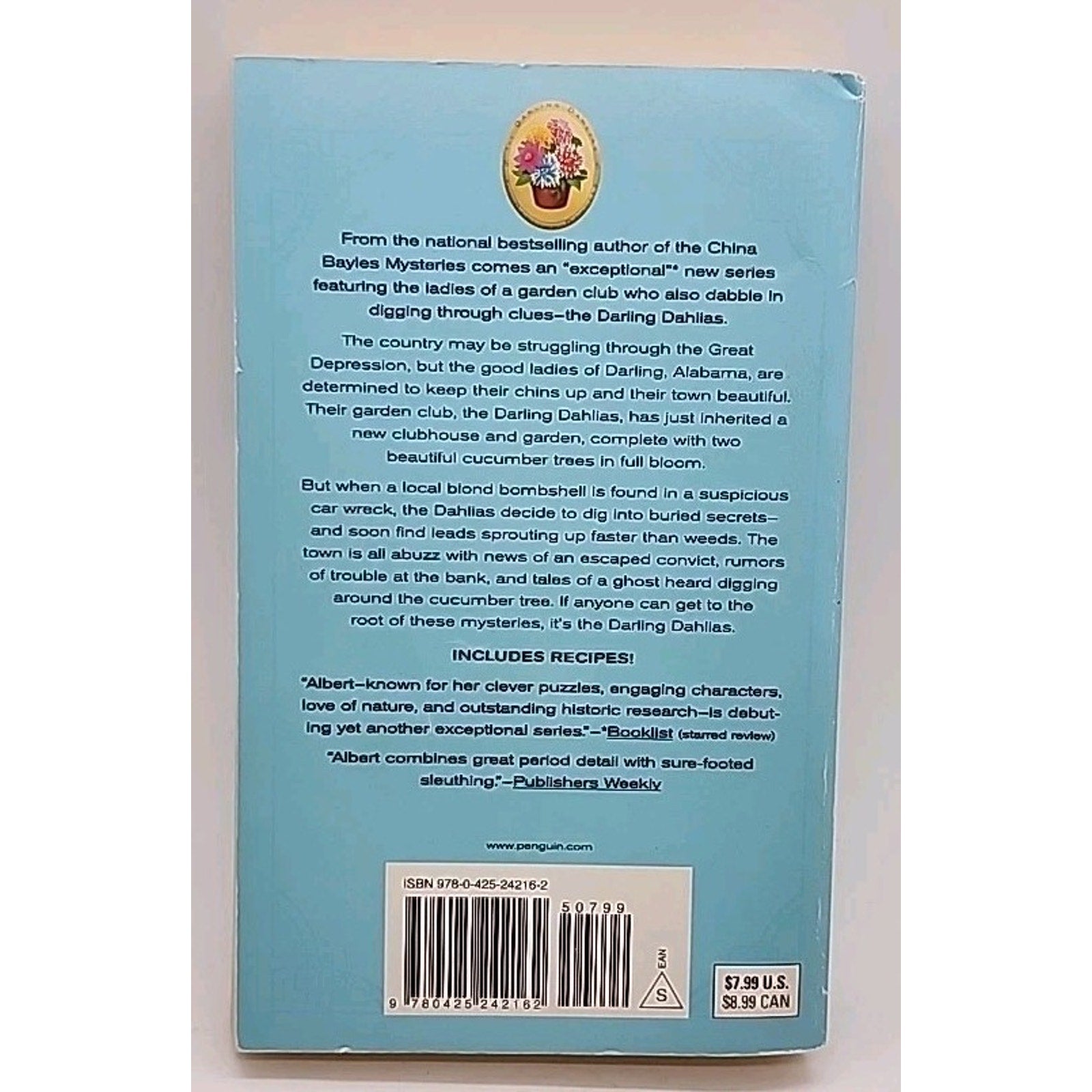 Darling Dahlias and the Cucumber Tree by Susan Wittig Albert (2011, Uk- a Format