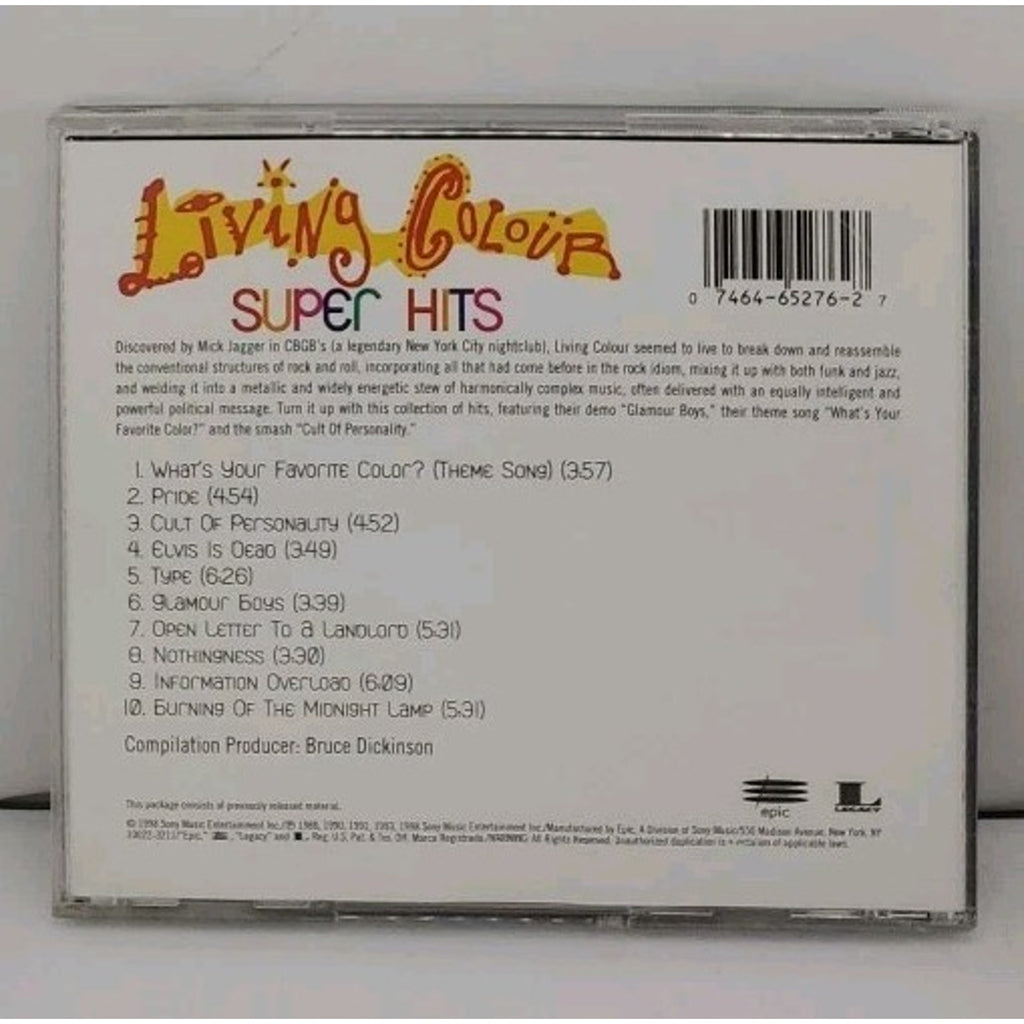 Superhits by Living Colour (CD, 1998)