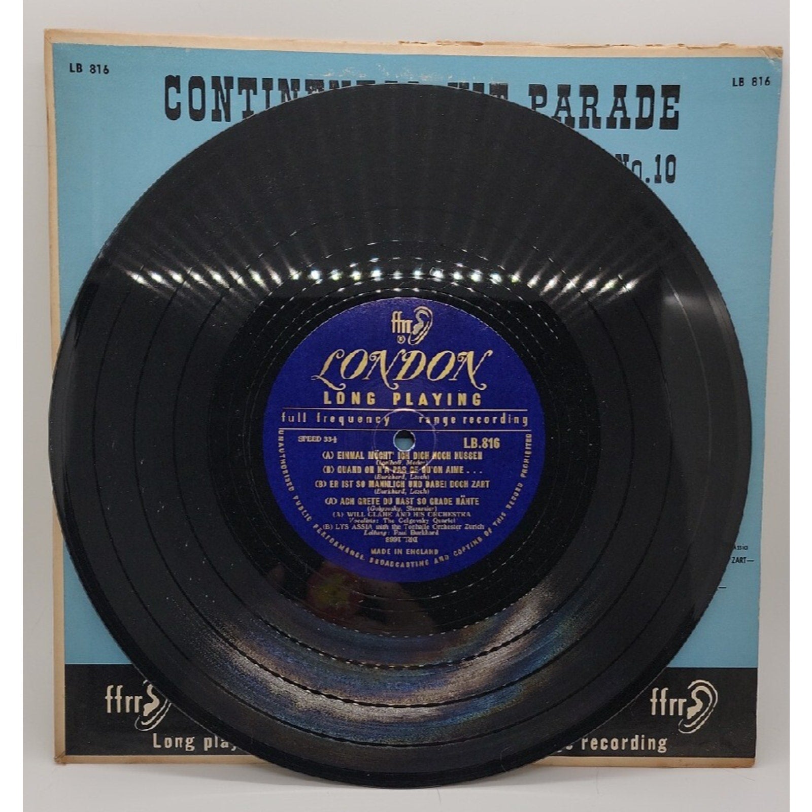 Continental Hit Parade No. 10 Record