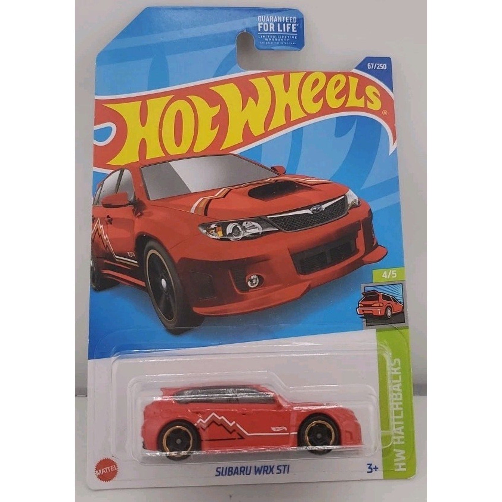 Hot Wheels Subaru Wrx Sti Red