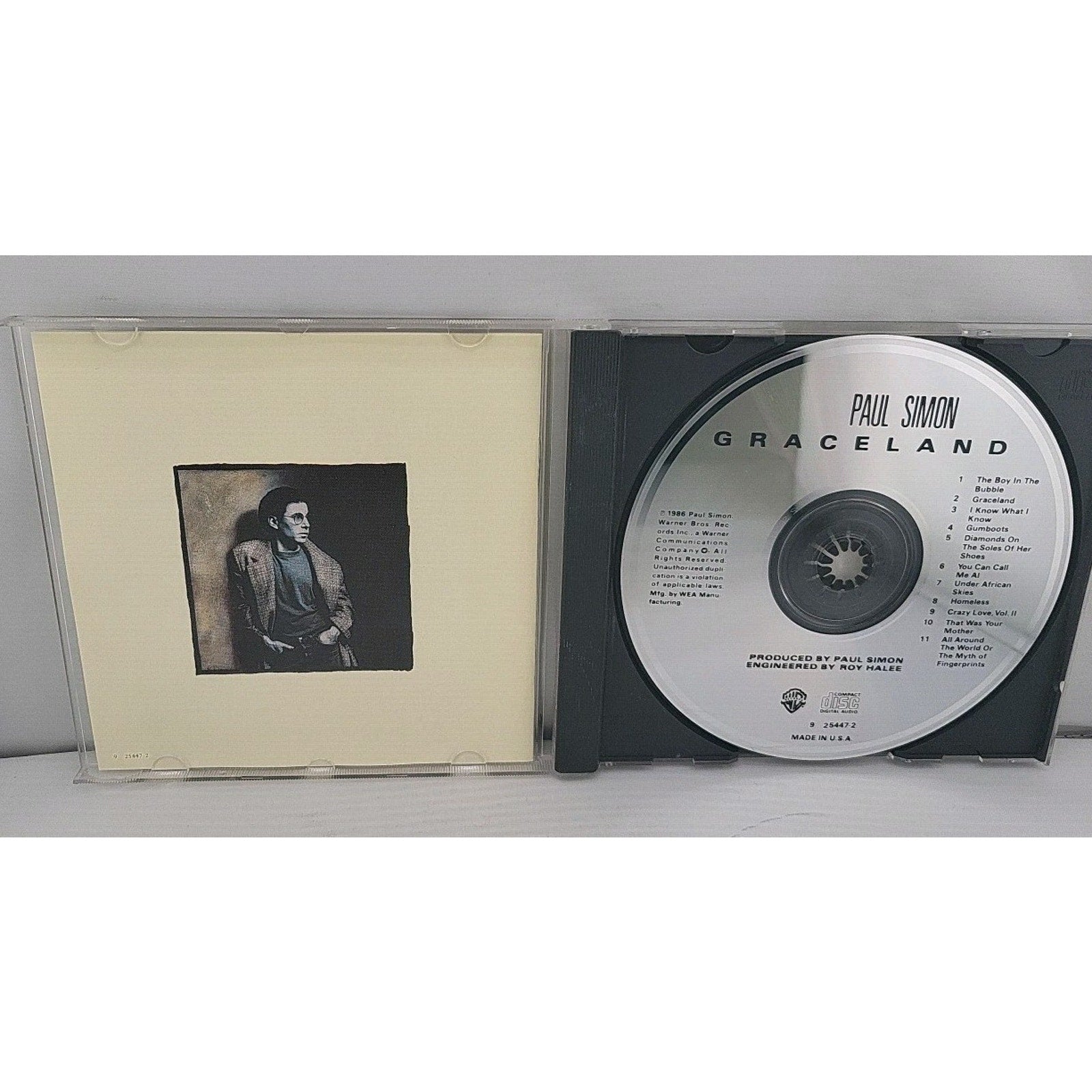 Graceland by Paul Simon (CD, Sep-1986, Warner Bros.)